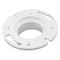 Keeney Mfg Charlotte Pipe Schedule 40 4 in. Hub X 3 in. D Hub PVC 7 in. Closet Flange 1 pk PVC 00800S 0600 - alternate 2
